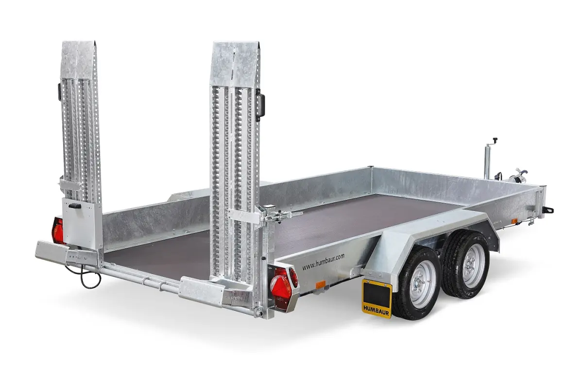 6. Humbaur Baumaschinentransporter 3000kg